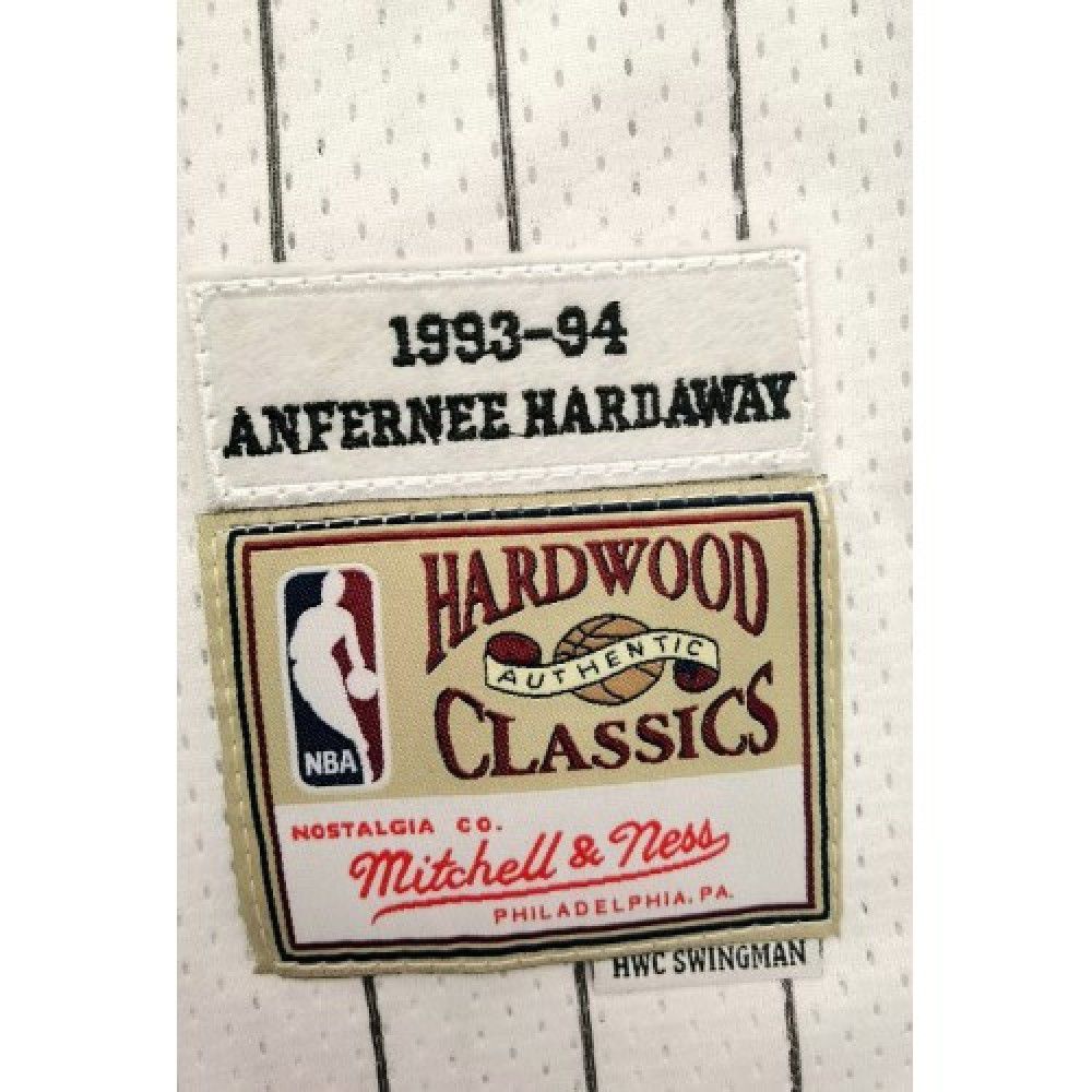 Men's Orlando Magic Anfernee Hardaway #1 Throwback White 93-94 Hardwood Classics Jersey-Pro Kit Vault | Brand New 26/27 Sports Jerseys